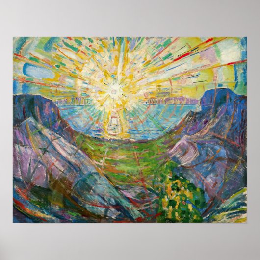 Edvard Munch - The Sun 1916 Poster (Voorkant)