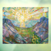 Edvard Munch - The Sun 1916 Raamsticker (Vel 3)