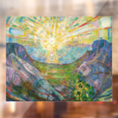 Edvard Munch - The Sun 1916 Raamsticker (Vel 2)