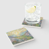 Edvard Munch - The Sun 1916 Stenen Onderzetter (Zijkant)