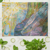 Edvard Munch - The Sun 1916 Theedoek (Gevouwen)