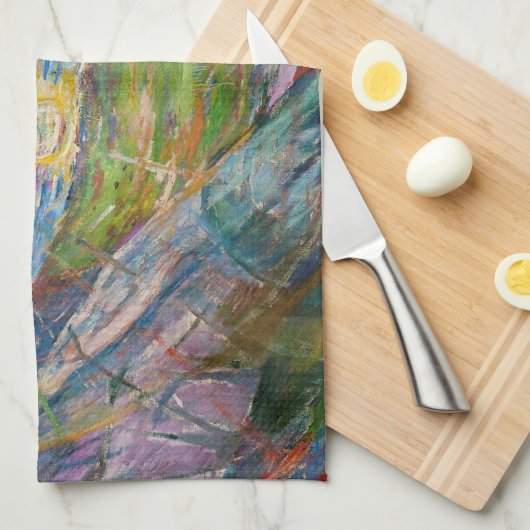 Edvard Munch - The Sun 1916 Theedoek (Quarter Fold)