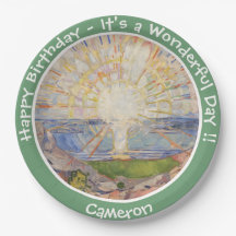 Edvard Munch The Sun (Solen) - Zonsopgang Feestart