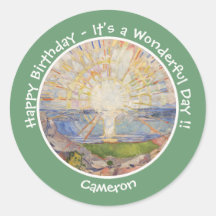 Edvard Munch The Sun (Solen) - Zonsopgang Feestart