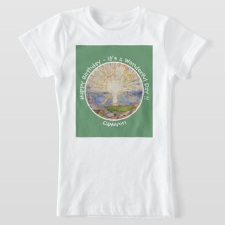Edvard Munch The Sun (Solen) - Zonsopgang Feestart T-shirt