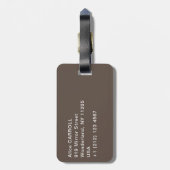 Edvard Munch - The Thinker by Rodin Bagagelabel (Achterkant verticaal)