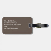 Edvard Munch - The Thinker by Rodin Bagagelabel (Achterkant horizontaal)