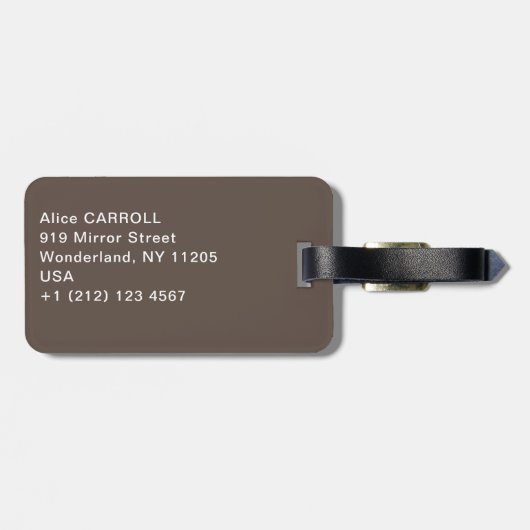 Edvard Munch - The Thinker by Rodin Bagagelabel (Achterkant horizontaal)