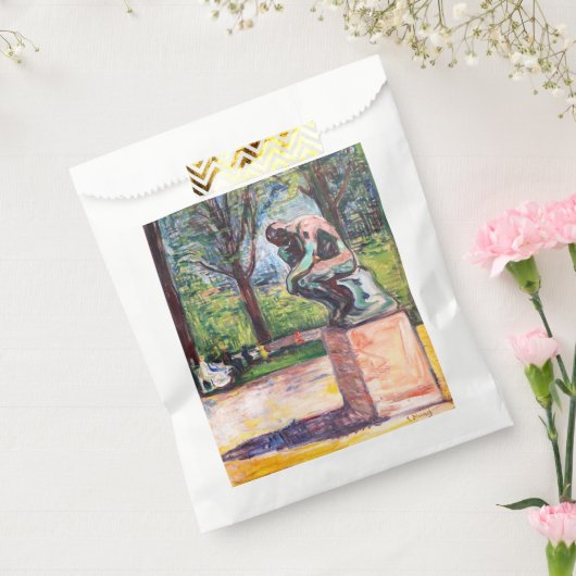 Edvard Munch - The Thinker by Rodin Bedankzakje (Gezegeld)