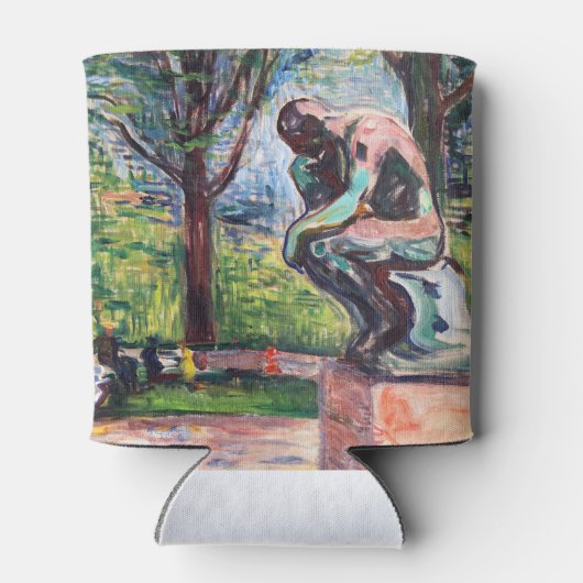 Edvard Munch - The Thinker by Rodin Blikjeskoeler (Achterkant)