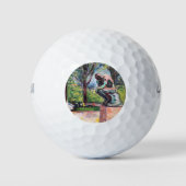 Edvard Munch - The Thinker by Rodin Golfballen (Voorkant)