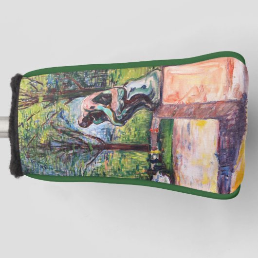 Edvard Munch - The Thinker by Rodin Golfheadcover (Voorkant)