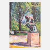 Edvard Munch - The Thinker by Rodin Inpakpapier Vel
