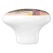 Edvard Munch - The Thinker by Rodin Keramische Knop (Zijkant)