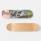 Edvard Munch - The Thinker by Rodin Persoonlijk Skateboard (Horizontaal)