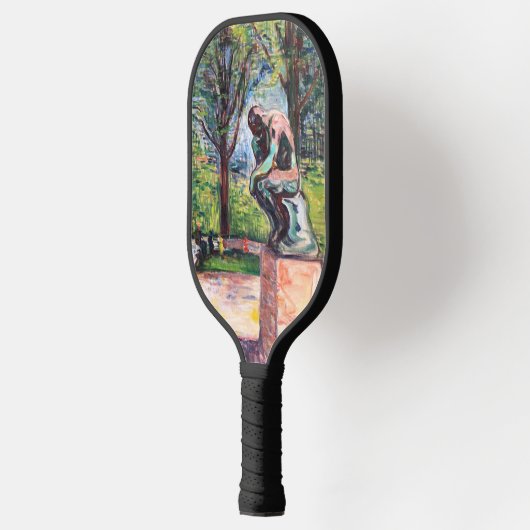 Edvard Munch - The Thinker by Rodin Pickleball Paddle (Links)