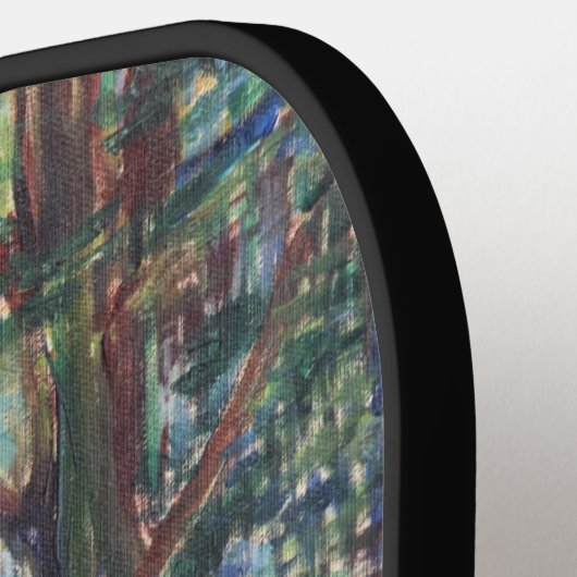 Edvard Munch - The Thinker by Rodin Pickleball Paddle (Links Detail)