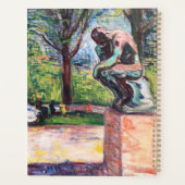 Edvard Munch - The Thinker by Rodin Planner (Achterkant)