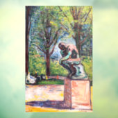 Edvard Munch - The Thinker by Rodin Raamsticker (Vel 3)