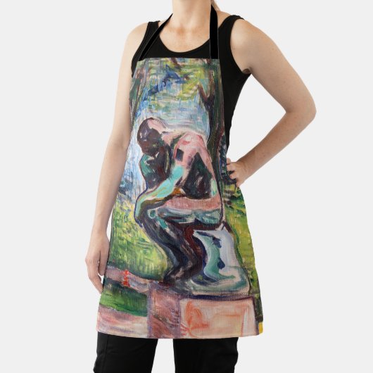 Edvard Munch - The Thinker by Rodin Schort (Insitu)