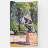 Edvard Munch - The Thinker by Rodin Spandoek (Verticaal)