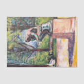 Edvard Munch - The Thinker by Rodin Tissuepapier (Voorkant)