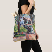 Edvard Munch - The Thinker by Rodin Tote Bag (Dichtbij)