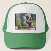 Edvard Munch - The Thinker by Rodin Trucker Pet (Voorkant)