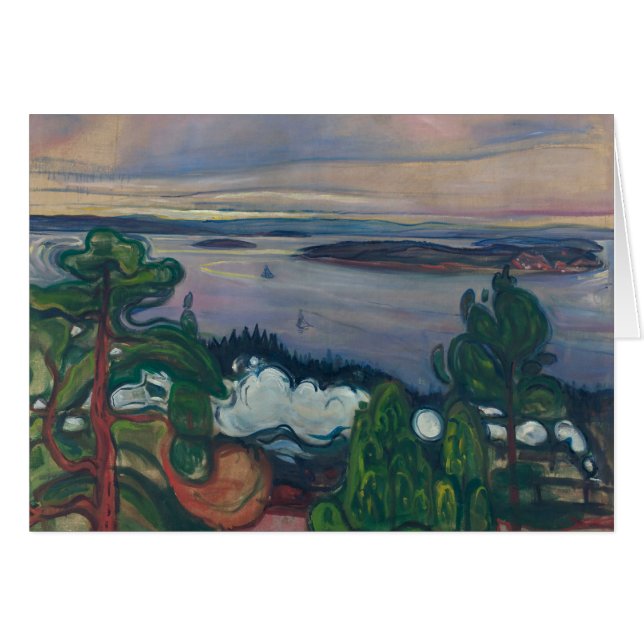 Edvard Munch - Train Smoke (Voorkant Horizontaal)