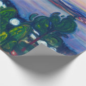 Edvard Munch - Train Smoke Cadeaupapier (Hoek)