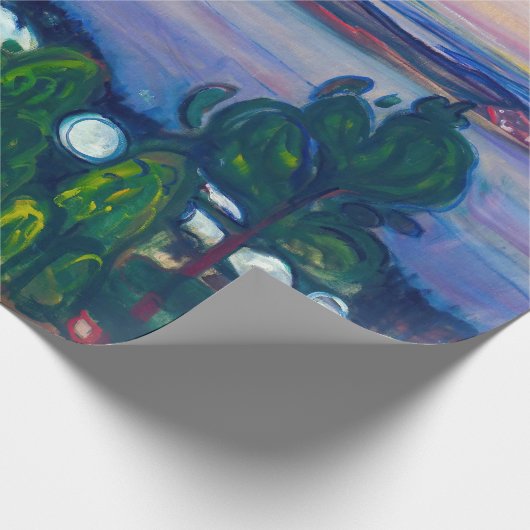 Edvard Munch - Train Smoke Cadeaupapier (Hoek)