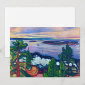 Edvard Munch - Train Smoke Kaart (Voorkant / Achterkant)