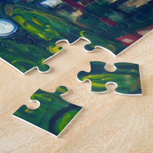 Edvard Munch - Train Smoke Legpuzzel (Zijkant)