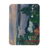 Edvard Munch - Train Smoke Magneet (Verticaal)