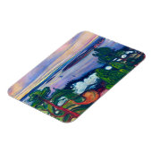 Edvard Munch - Train Smoke Magneet (Linkerzijde)