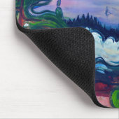 Edvard Munch - Train Smoke Muismat (Hoek)