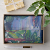 Edvard Munch - Train Smoke Tissuepapier (Geschenk)