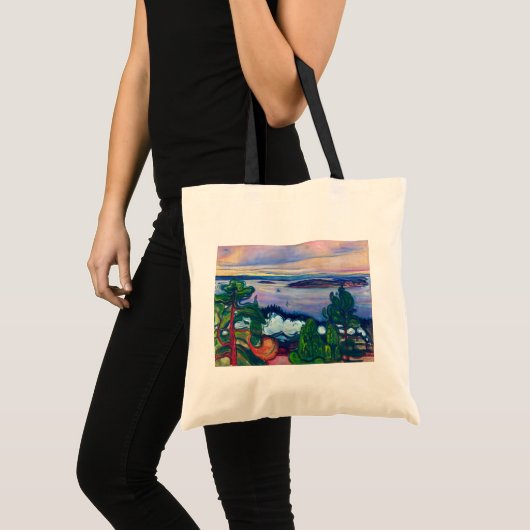 Edvard Munch - Train Smoke Tote Bag (Voorkant (product))