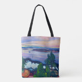 Edvard Munch - Train Smoke Tote Bag (Achterkant)