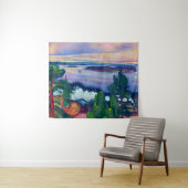 Edvard Munch - Train Smoke Wandkleed (In Situ (horizontaal))