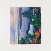 Edvard Munch - Train Smoke Wandkleed (Voorkant)