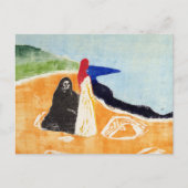 Edvard Munch Twee Vrouwen op de kust Briefkaart (Voorkant)