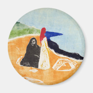 Edvard Munch Twee Vrouwen op de kust Magneet