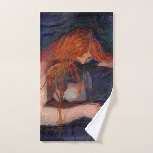 Edvard Munch - Vampire / Love and Pain Bad Handdoek (Handdoek)
