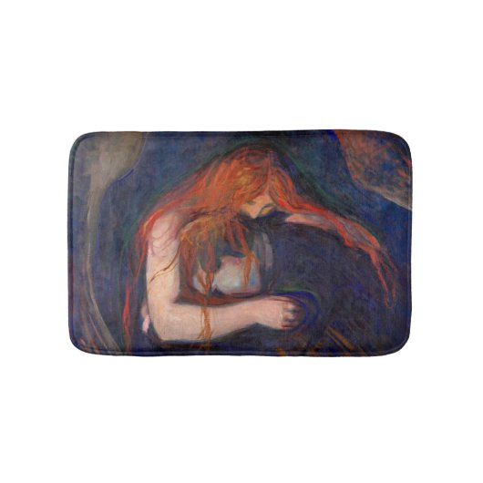 Edvard Munch - Vampire / Love and Pain Badmat (Voorkant)