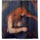 Edvard Munch - Vampire / Love and Pain Douchegordijn (Voorkant)