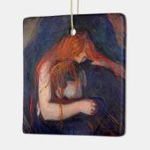Edvard Munch - Vampire / Love and Pain Keramisch Ornament (Links)