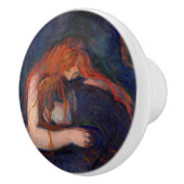 Edvard Munch - Vampire / Love and Pain Keramische Knop (Rechts)