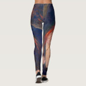 Edvard Munch - Vampire / Love and Pain Leggings (Achterkant)
