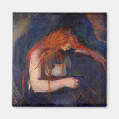Edvard Munch - Vampire / Love and Pain Magneet (Voorkant)